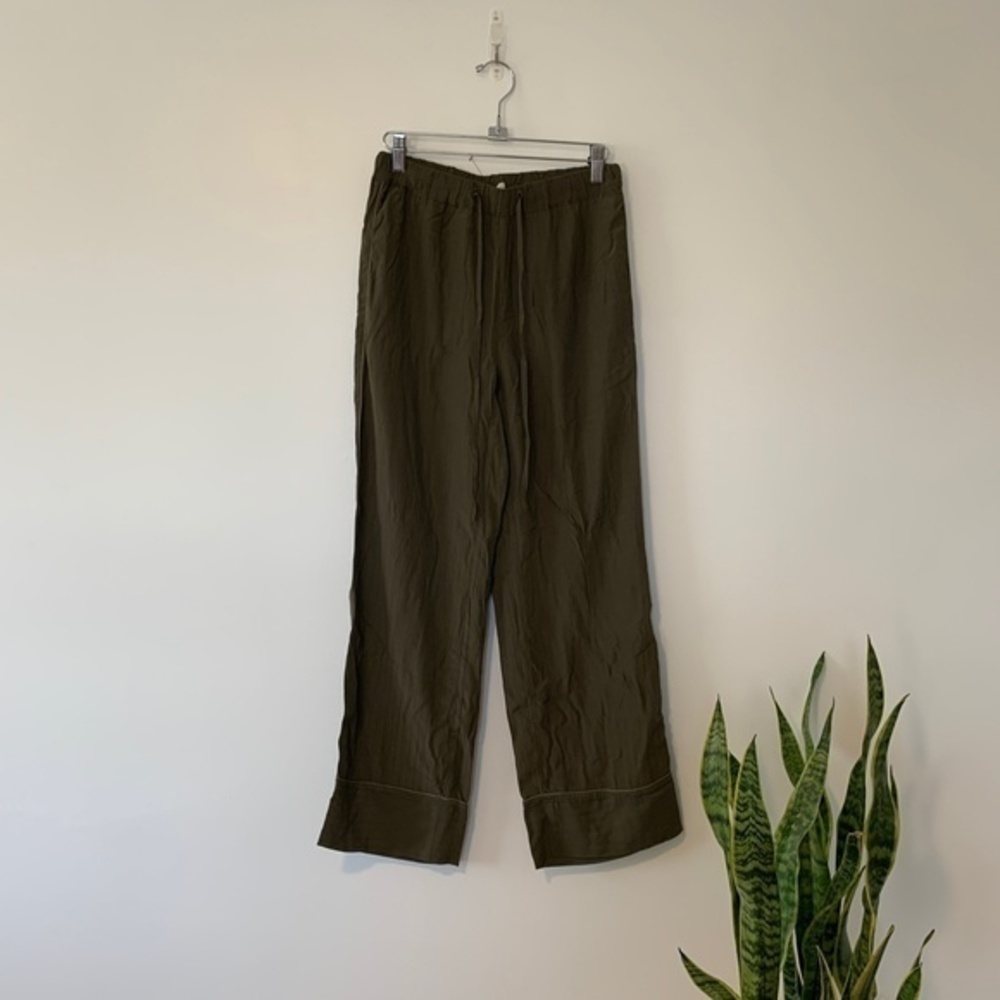 Grade & Gather Green Stretch Pull On Pants sz S - Picture 2 of 7